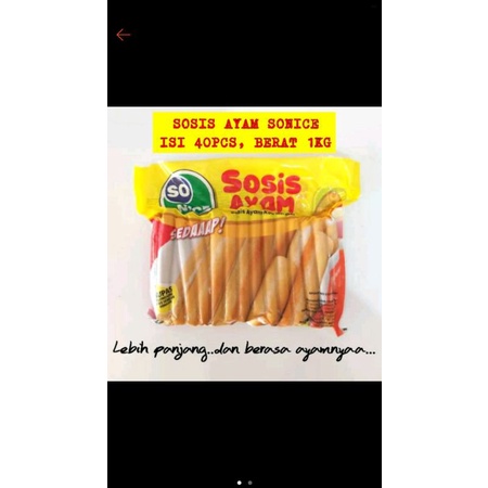 

sosis sonice 1kg isi 40