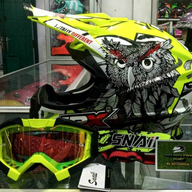 HELM JPX X13 SET KACAMATA SNAIL