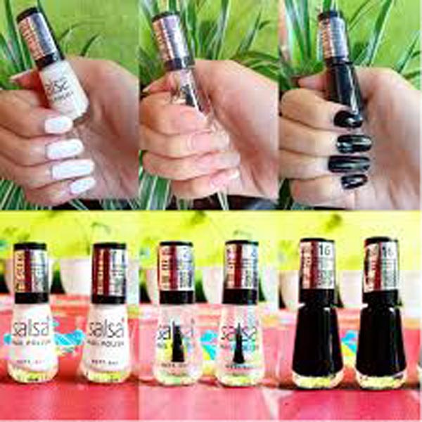 Salsa Kutek Kuku | Nail Polish Black Hitam_Cerianti