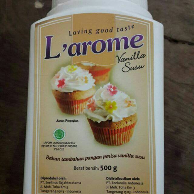 L Arome Vanilla Susu Larome 500gr Shopee Indonesia