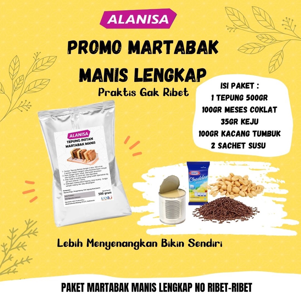 

PAKET LENGKAP MARTABAK MANIS TERLARIS!!