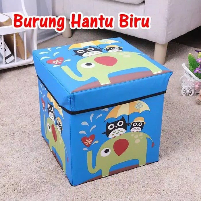 Animal storage box / Tempat mainan majalah dll / Kursi organizer