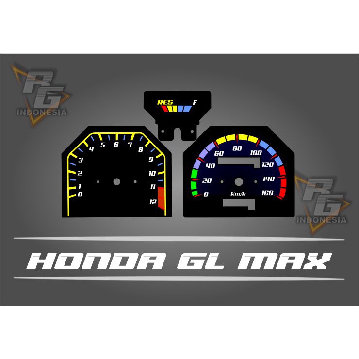 papan speedometer custem gl max panel spido meter gl max