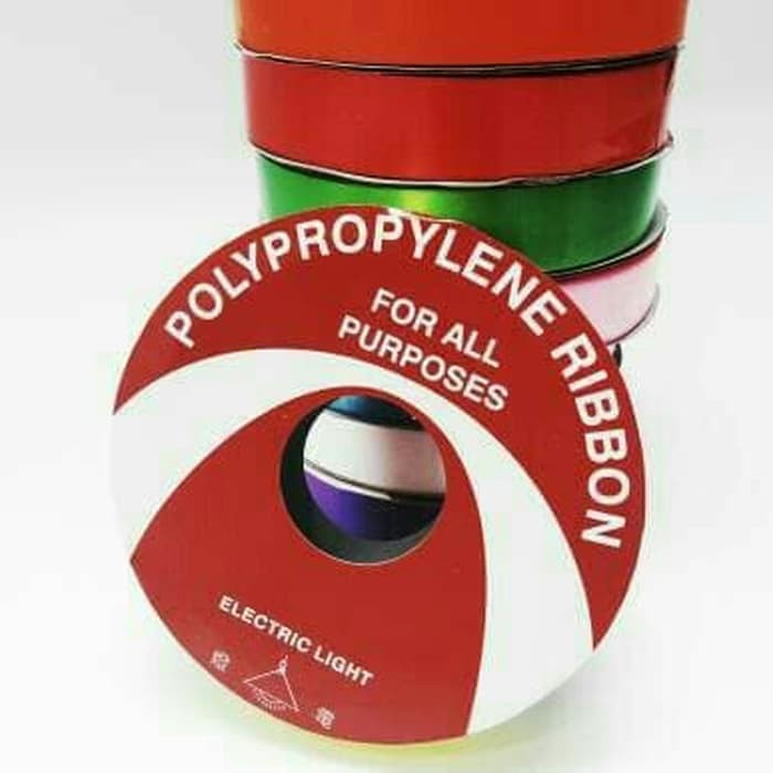 Pita Kado Satin Jepang / Ribbon Polypropylene Warna Merah