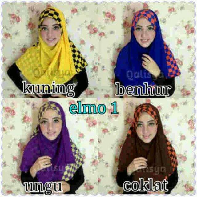 Jilbab instant ORI merk Qalisya