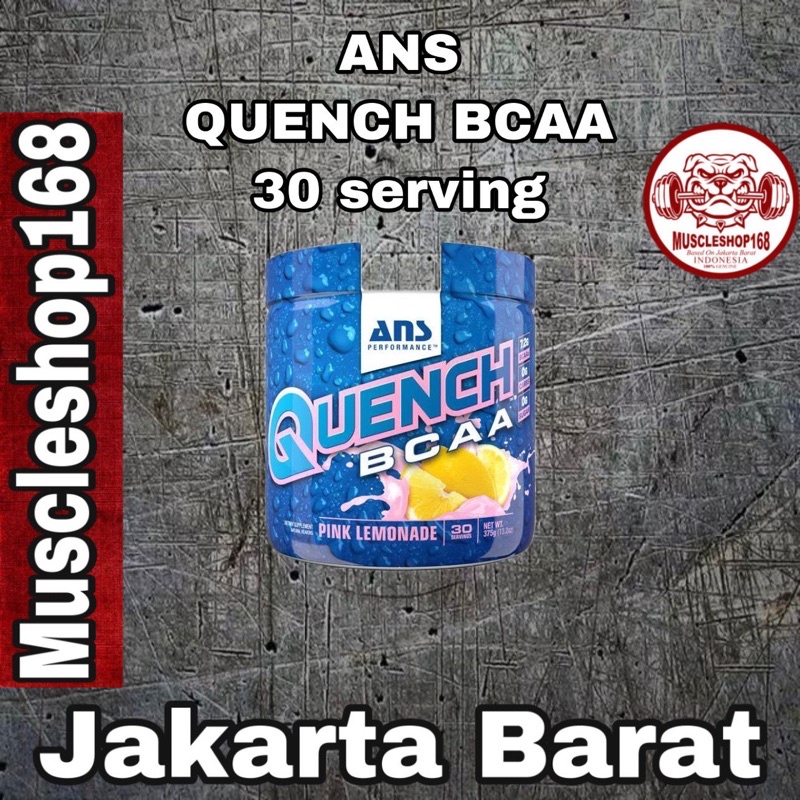 ANS Quench 30 Serving BCAA 0 Fat 0 Sugar 0 Calorie Tanpa Pewarna