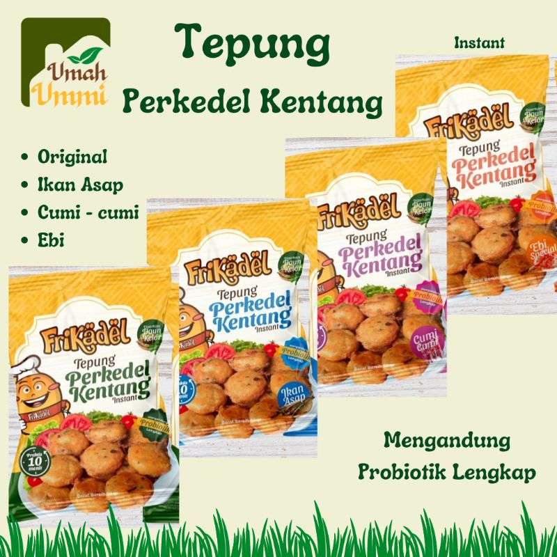 

Tepung Perkedel Kentang Instant/Perkedel Kentang Instant/Tepung Perkedel Kentang Probiotik/Frikadel/