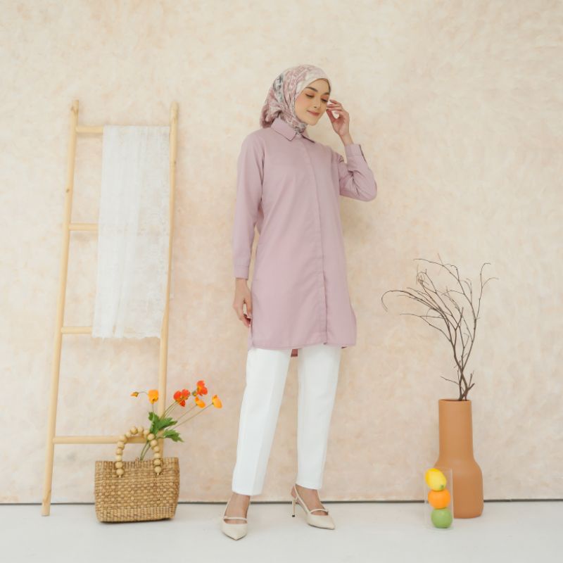 Tunik basic / tunik bahan toyobo fodu termurah