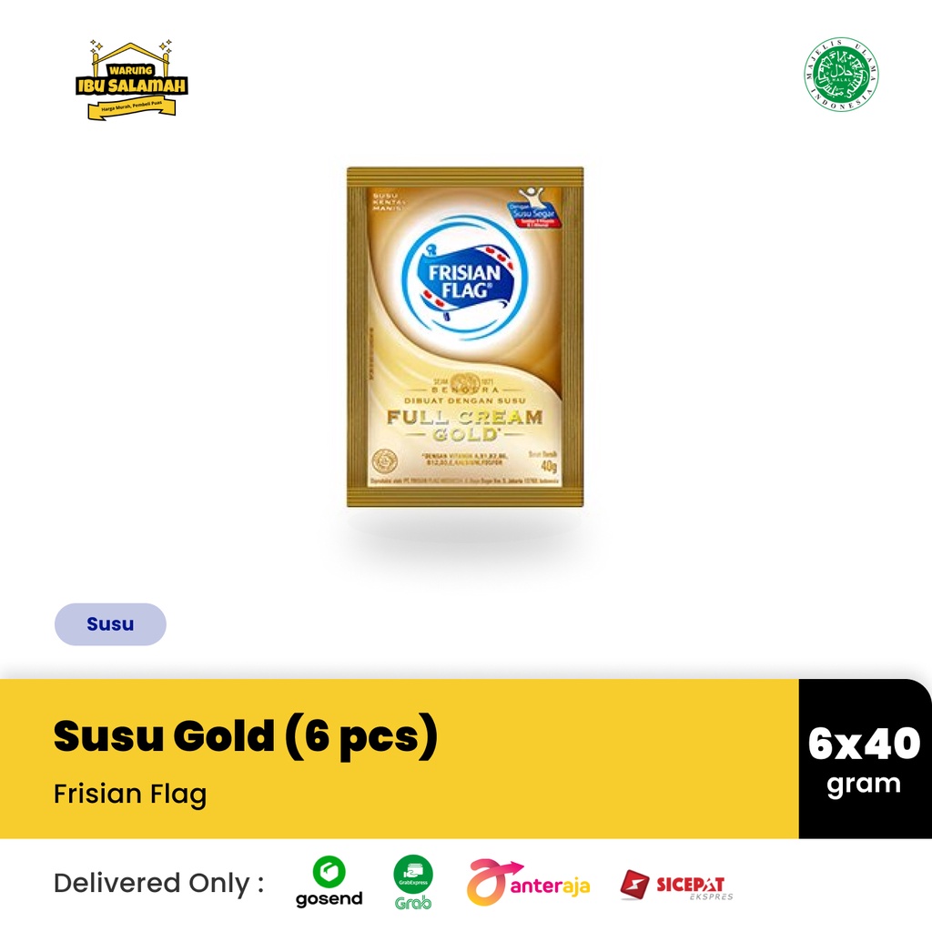 

Susu Kental Manis Gold Frisian Flag Sachet - SERENCENG