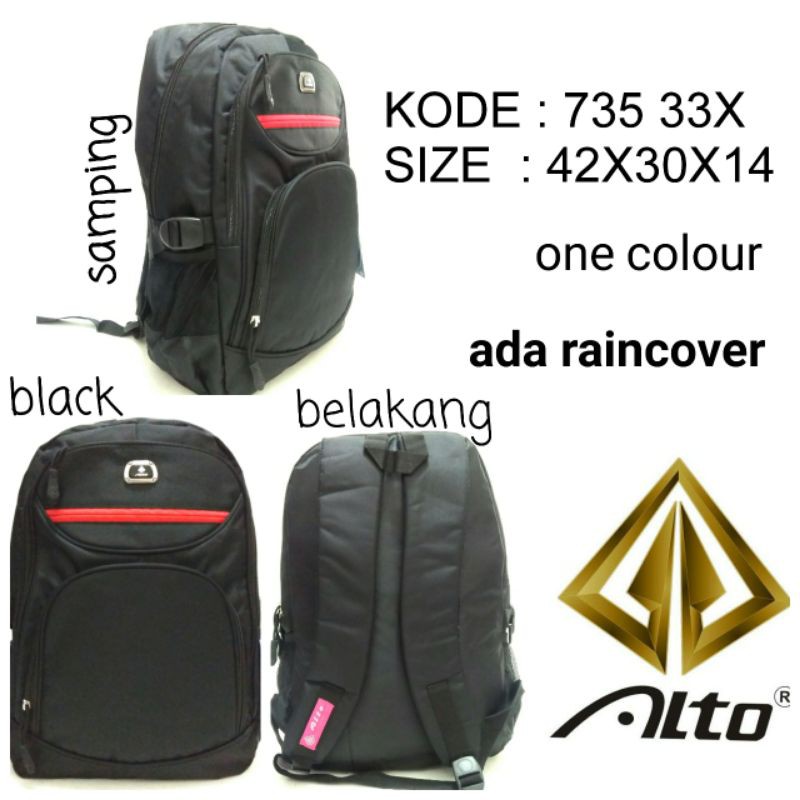 TAS RANSEL BACKPACK SEKOLAH ANAK COWOK ALTO 73533X TERBARU