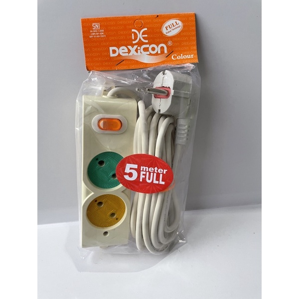 stop kontak 5 meter lubang 2 dua tidak masuk dalam SNI warna warni