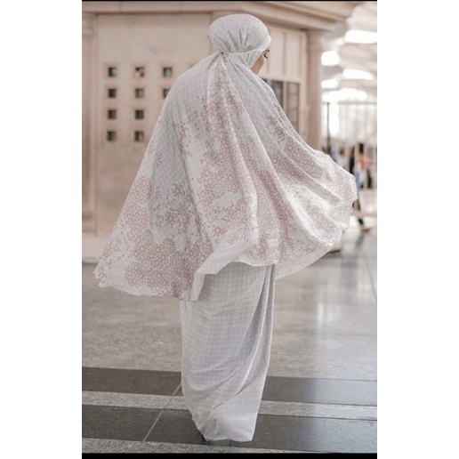 buttonscarves prayer robe mukena haramain series as is item