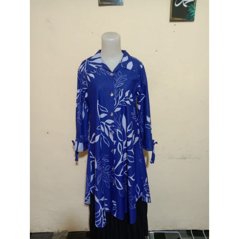 Tunik cantik floral bukittinggi