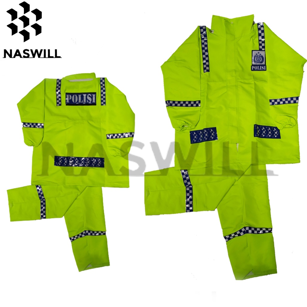 Stelan Jas Hujan Polisi &amp; Security Best Quality