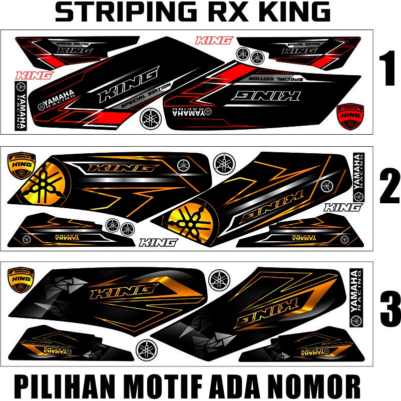 VARIASI NEW STRIPING MOTIF YAMAHA RX KING LIS SIMPLE STRIPING VARIASI RX-KING