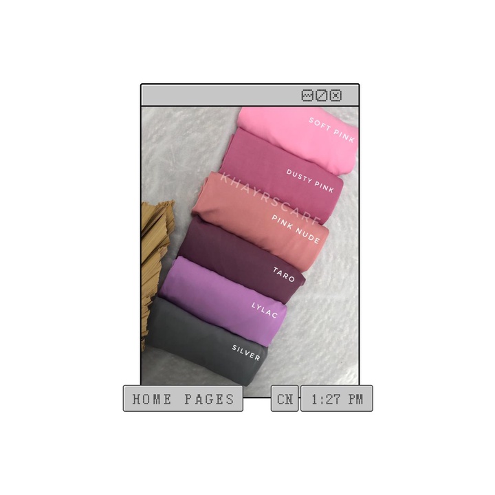 Khimar Bergo Melinda Instan Jersey Lubang Telinga
