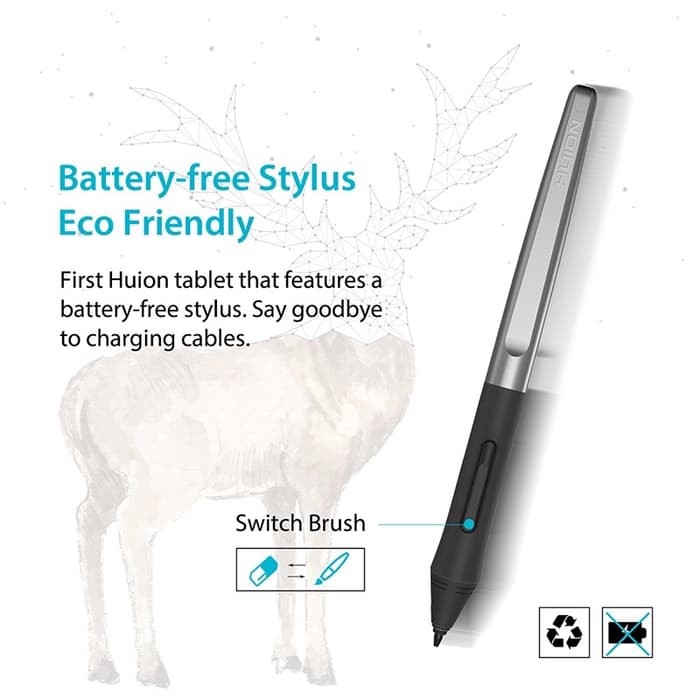 Huion H640P Graphic Drawing Pen Tablet For OSU Game-1