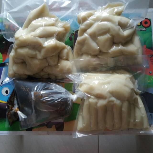 

Pempek dos paket A (isi 27pc+cuka) berat 1kg