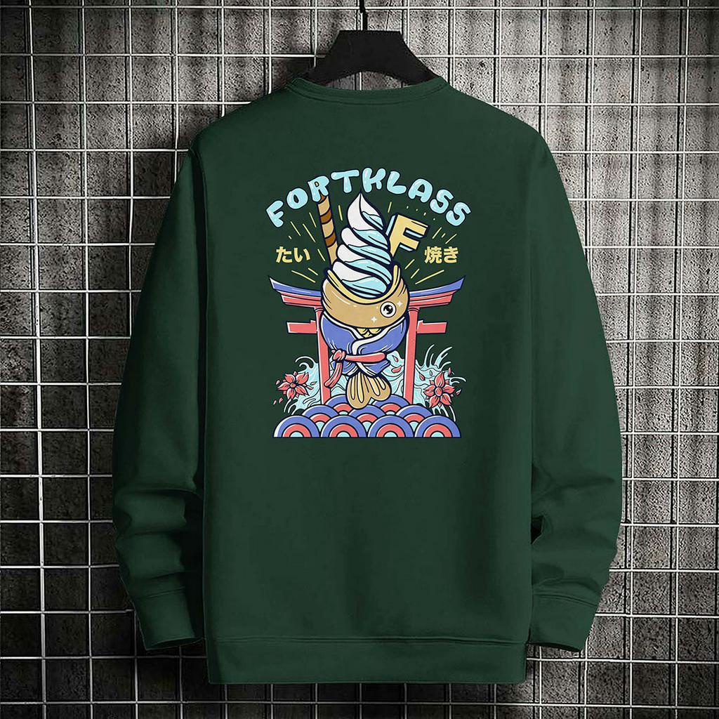 FortGlass MIX Sweater Pria Sweater Premium Cowok Sweater Motif Sablon Outwear Unisex