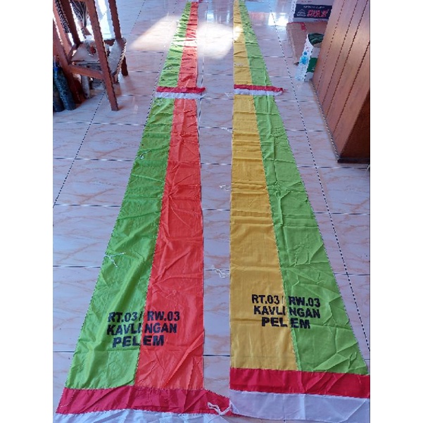 Sablon Bendera Umbul-Umbul 5meter jumbo