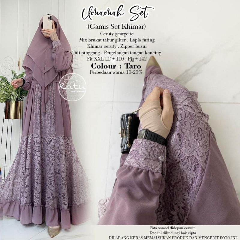 Umama Set Gamis Set Khimar