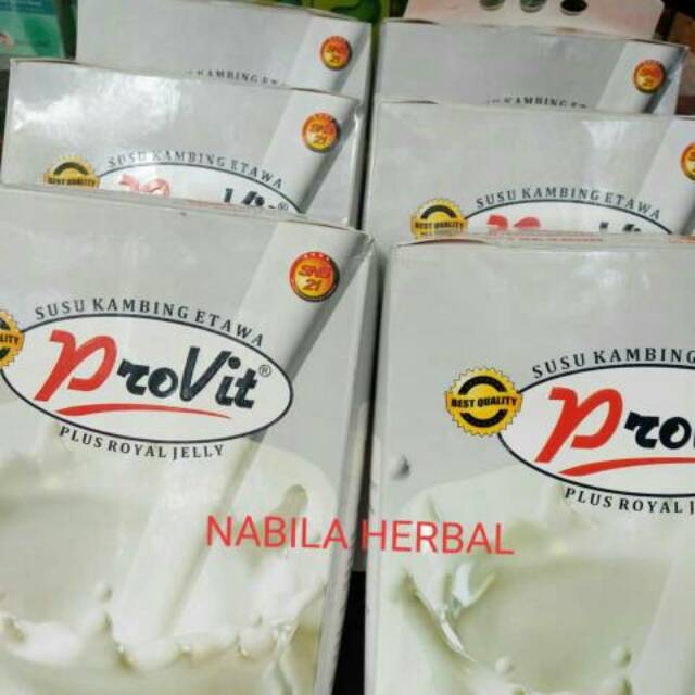 

Susu Kambing Etawa Royal Jely Provit isi 50 sachet