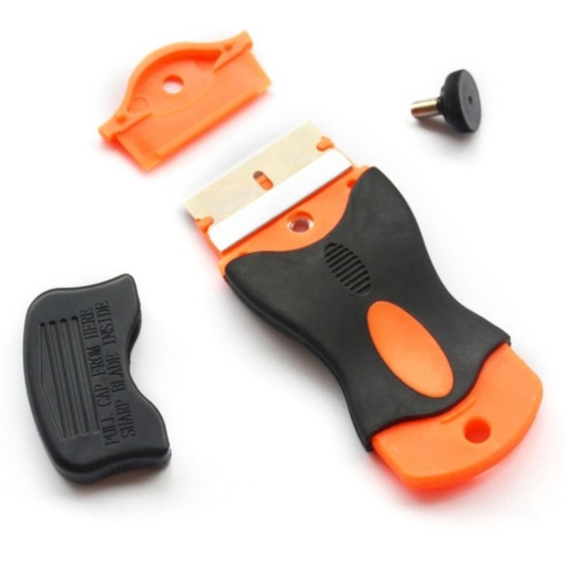 Pisau pengupas stiker serbaguna scraper knife for car mobil sticker kupas lepas