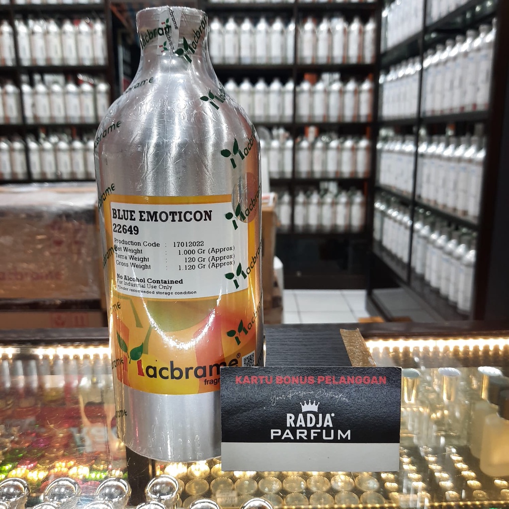 BLUE EMOTICON BY MACBRAME KEMASAN ORIGINAL SEGEL 1KG SEARAH AIGNER BLUE EMOTION