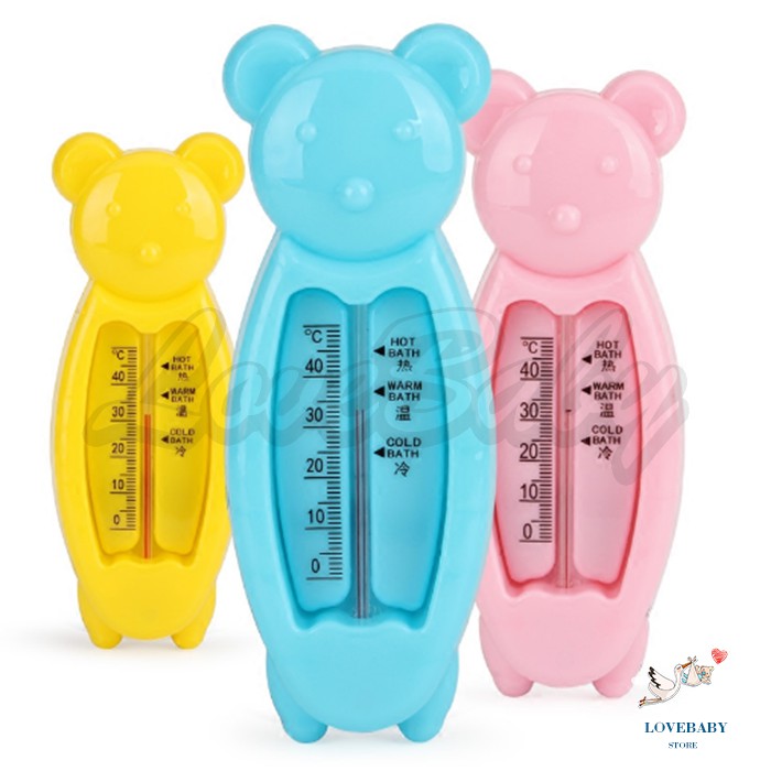 [1KG 43PCS] LBS Termometer Air Mandi Bentuk Kartun Beruang Untuk Bayi