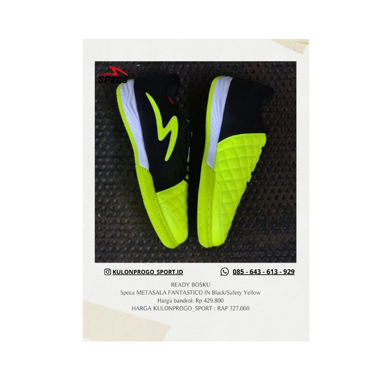 SPECS METASALA FANTASTICO IN Black/Safety Yellow