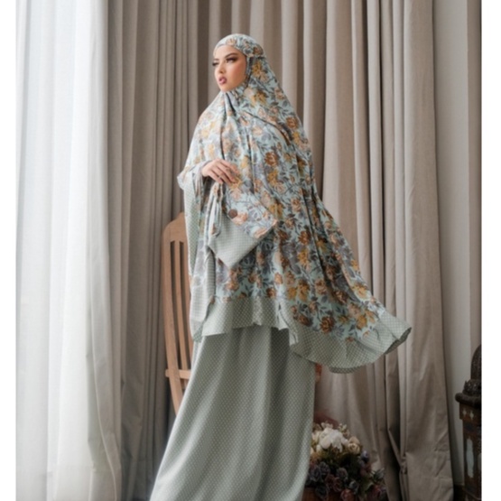 Raneea Mukena Bali Super Jumbo Premium Rayon SALWA rempel