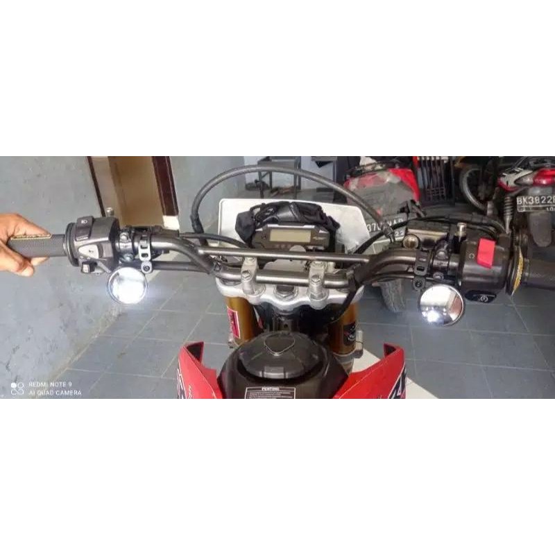 spion Supermoto bulat mini KLX D-Tracker crf wr yz ktm w175 win klasik sclambler bobber vixion dll