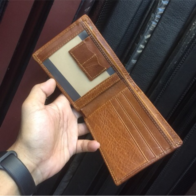 Dompet lipat pria kulit asli berkualitas impor model masa kini #dompet #dompetpria #dompetkulit