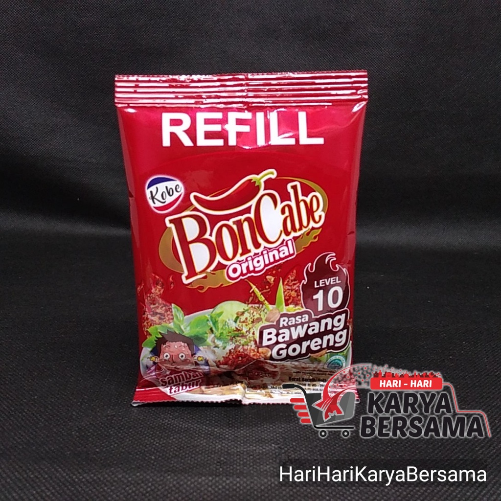 

BUMBU MASAK KOBE BONCABE BON CABE ORIGINAL LEVEL 10 45GR