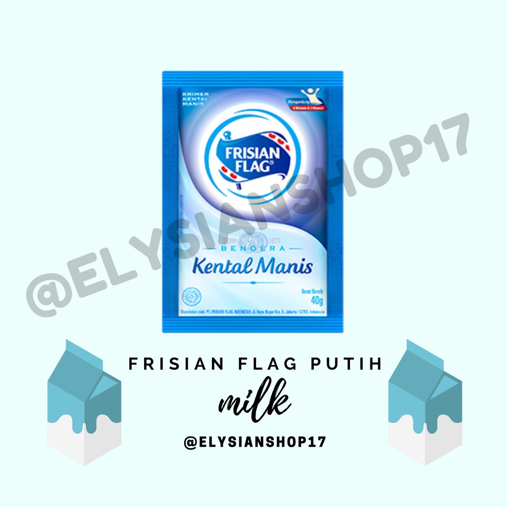 

Susu Kental Manis Bendera / Frisian Flag 1 Renceng (6 Sachet)