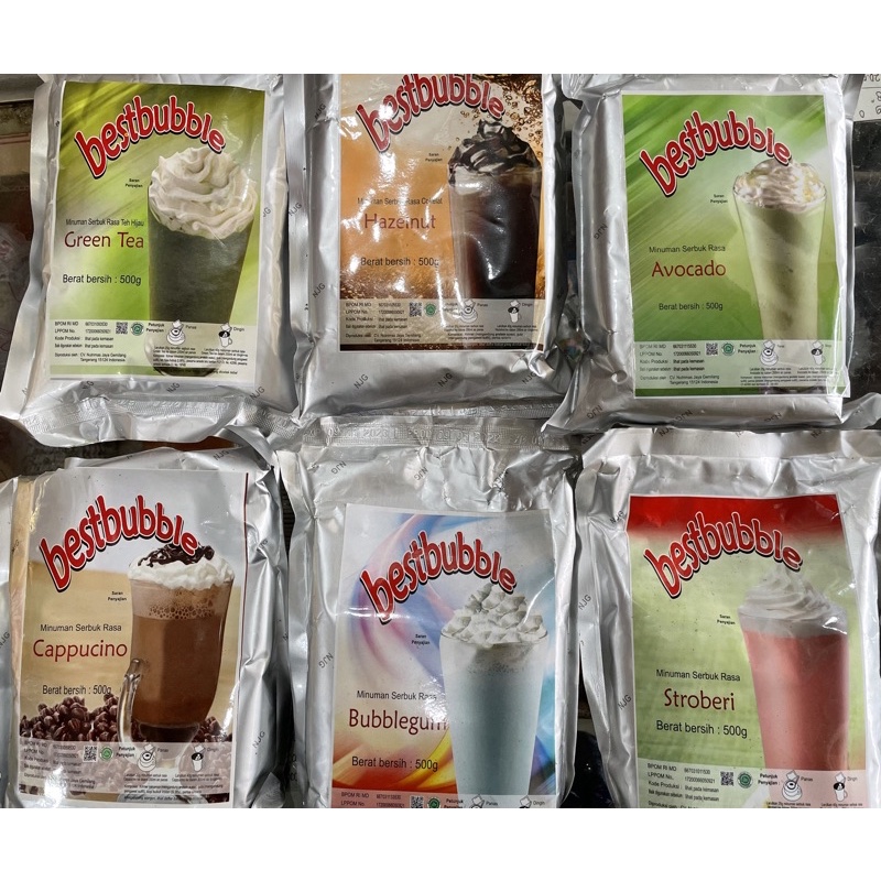 

Best Bubble Powder / Bestbubble / 500g minuman bubuk boba drink Best Bubble