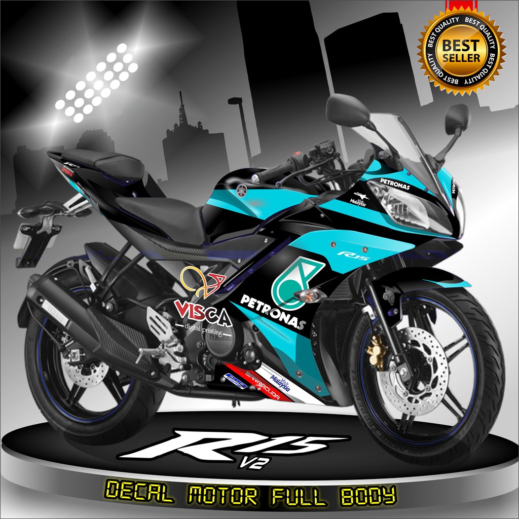Decal R15 V2 Full Body Stiker R15 V2 Full Body Dekal R15 V2 Petronas