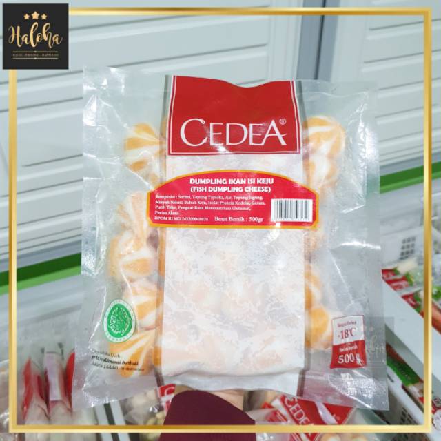 Cedea Fish Dumpling Cheese 500 gr