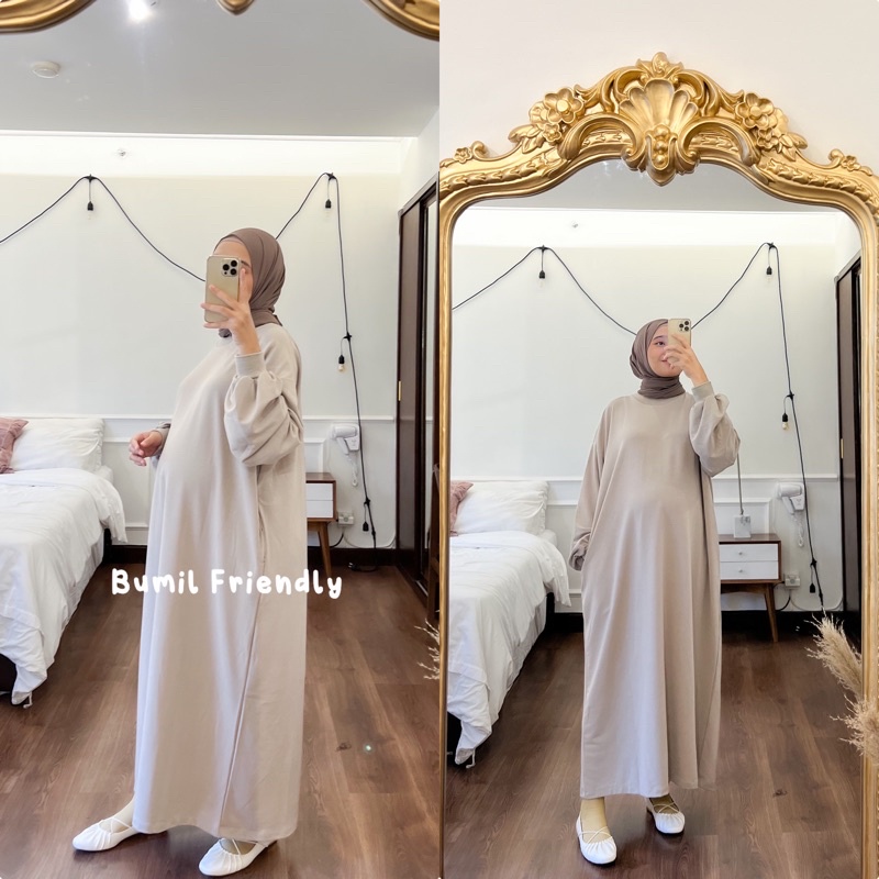 Bymeldev Oversized Basic Dress Busui &amp; Nonbusui