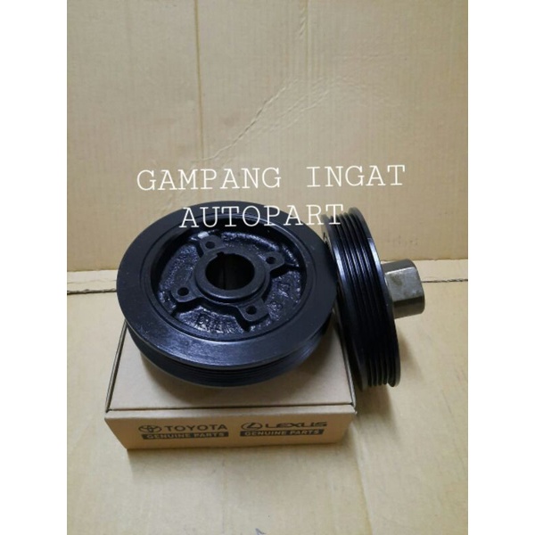 Pully Kruk as Pully Ker As Pulley Crankshaft Toyota Kijang Efi 2000cc Efi 2000 EFI 2.0