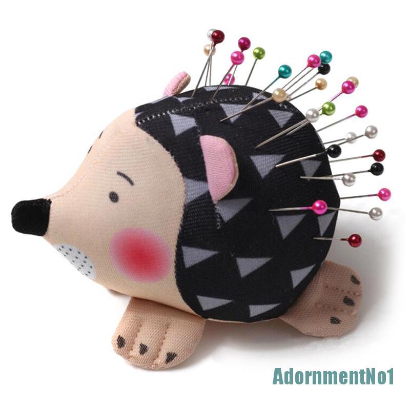 [AdornmentNo1]Hedgehog Shape Soft Fabric Pin Cushion Pin Quilting Holder DIY Sewing Craft Tool