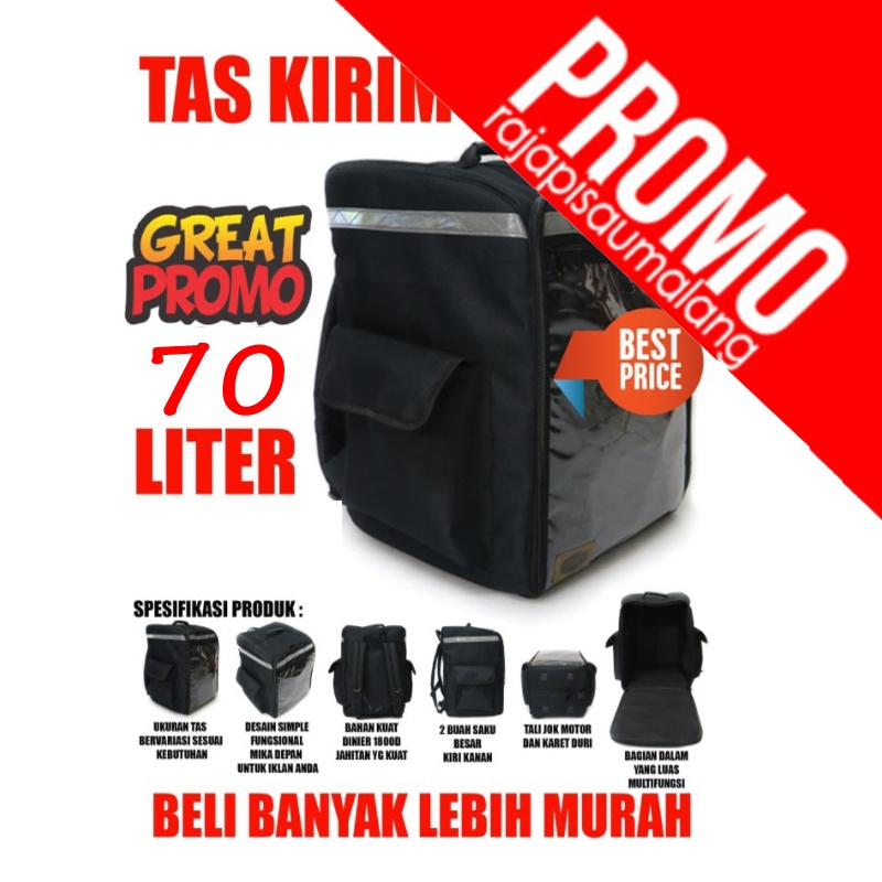 LRS TAS DELIVERY TAS RANSEL / TAS KURIR / TAS PUNGGUNG / TAS CARGO / TAS GRAB / TAS GRABFOOD