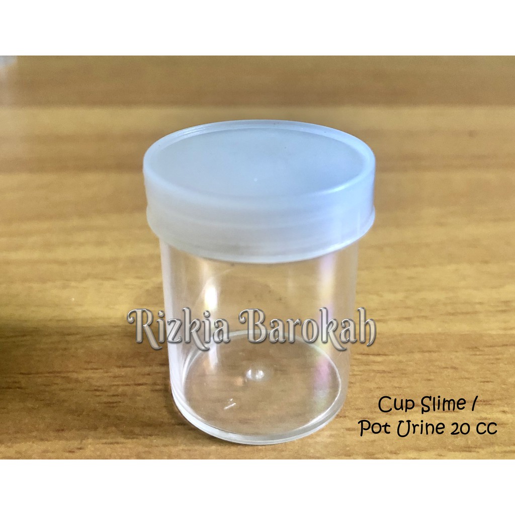 Cup Slime 20 cc isi 100 pcs / Pot Plastik 20 cc / Pot Urine 20 cc / Cup Plastik / Wadah Salep