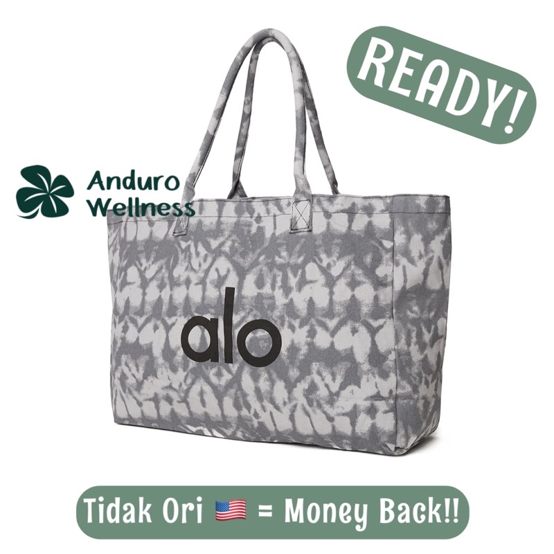 ALO YOGA TOTE BAG Shopper Tiedye ORIGINAL Tas Olahraga Yoga Belanja