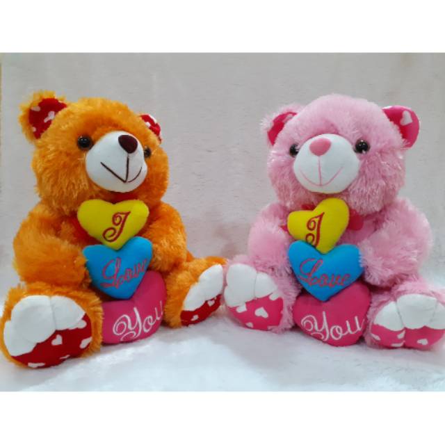 Boneka Bear 3 love MURAH