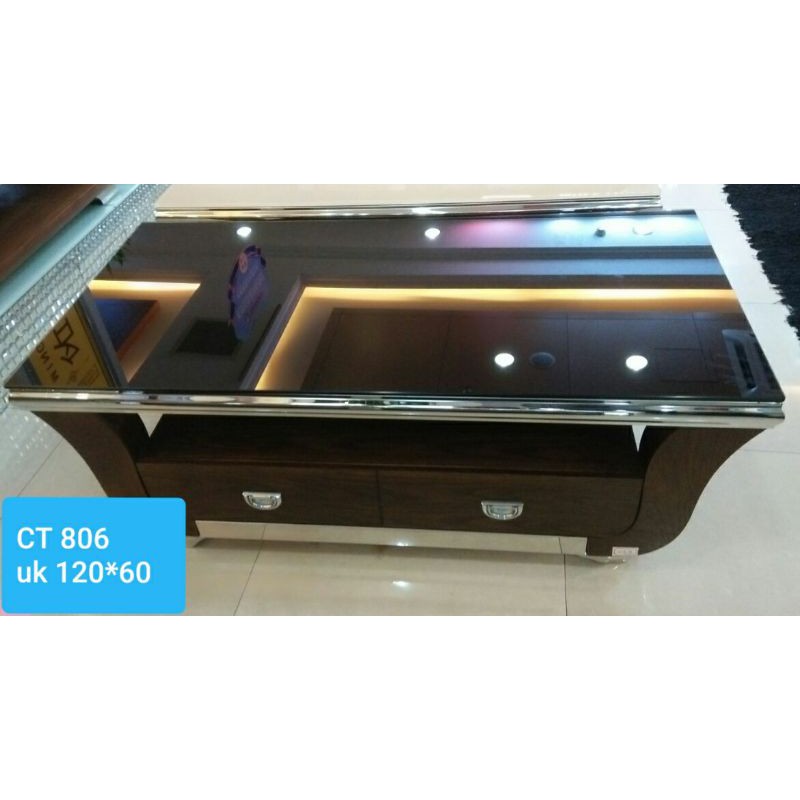 Meja Tamu Kaca Import