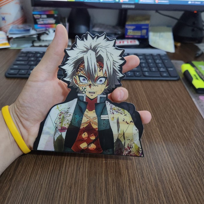 

STIKER 3D MOTION LENTICULAR ANIME - D0023 - Demon Slayer - Sanemi