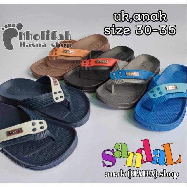 SANDAL JEPIT ANAK LAKI-LAKI 6 - 9THN 30-35 Dulux 187c (5c)