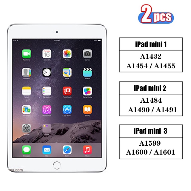 (2 Pak) Pelindung Layar Tempered Glass Untuk Apple iPad Air Mini 1 2 3 4 5 6 7.9 8.3 9.7 10.5 10.9 2017 2018 2020