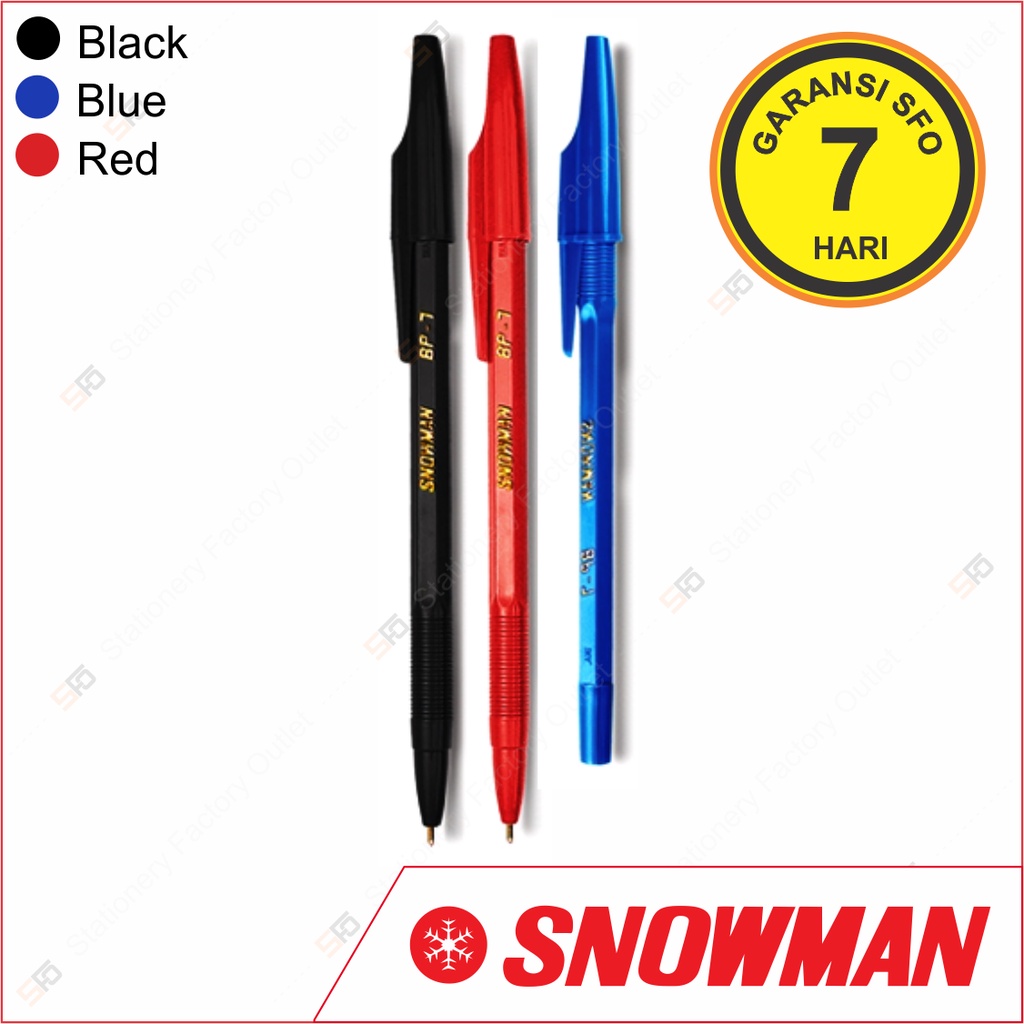 

Pen Snowman BP-7 0.7mm - SFO Semarang Official